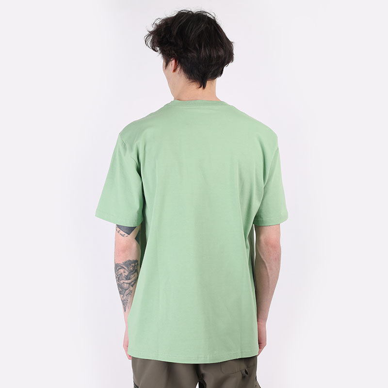 мужская зеленая футболка Carhartt WIP S/S III World T-Shirt I029058-green - цена, описание, фото 4